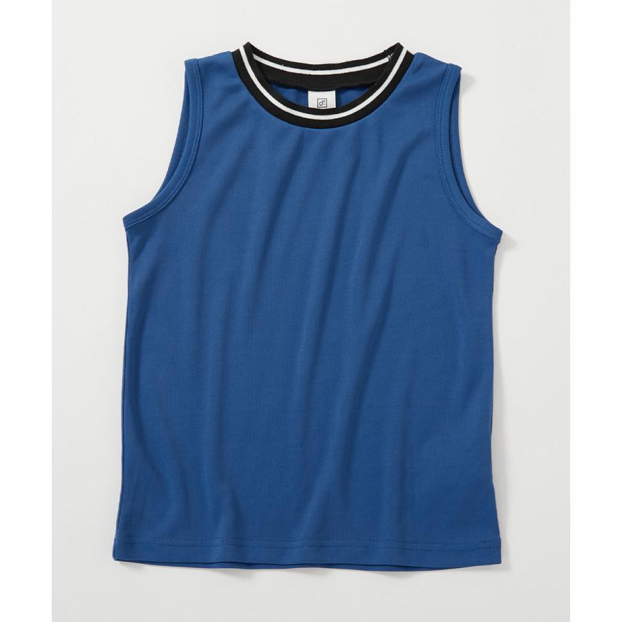 【アウトレット】ノースリーブ トップス タンクトップ 速乾 サラっとストレッチ メッシュ タンクトップ キッズ 子供服 男の子 女の子  デビロック devirock | devirock | 16