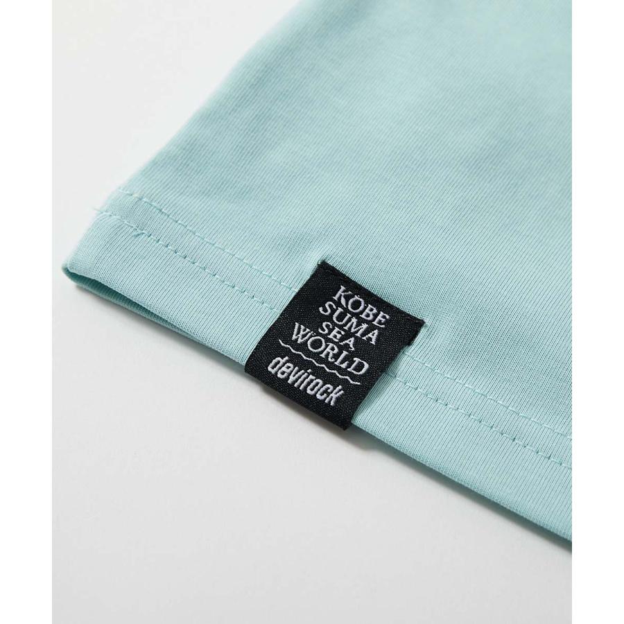 Tシャツ トップス 【神戸須磨シーワールドコラボ】色が変わるマジックプリント 接触冷感 2WAYフォトTシャツ キッズ 子供服 男の子 女の子  デビロック devirock | devirock | 18