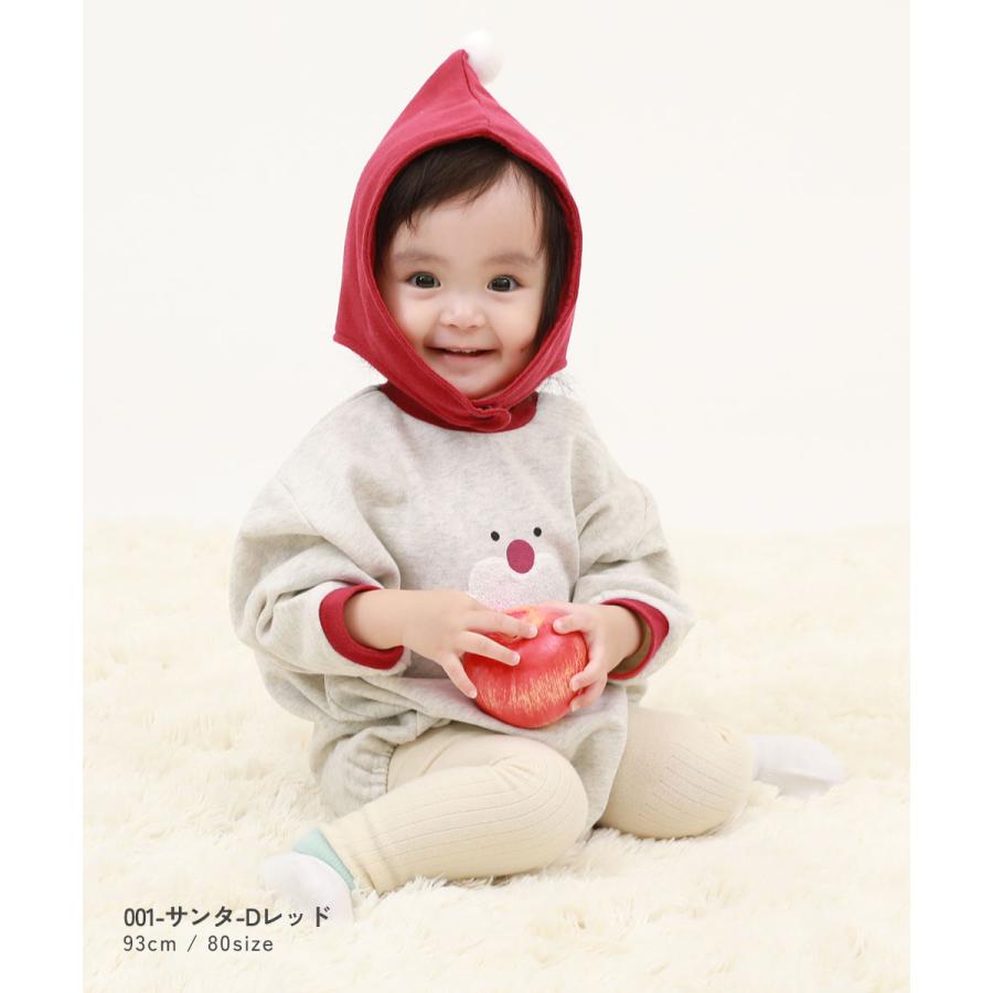 ロンパース 出産祝い クリスマス スウェットロンパース キッズ 子供服 男の子 女の子  デビロック devirock | devirock | 08