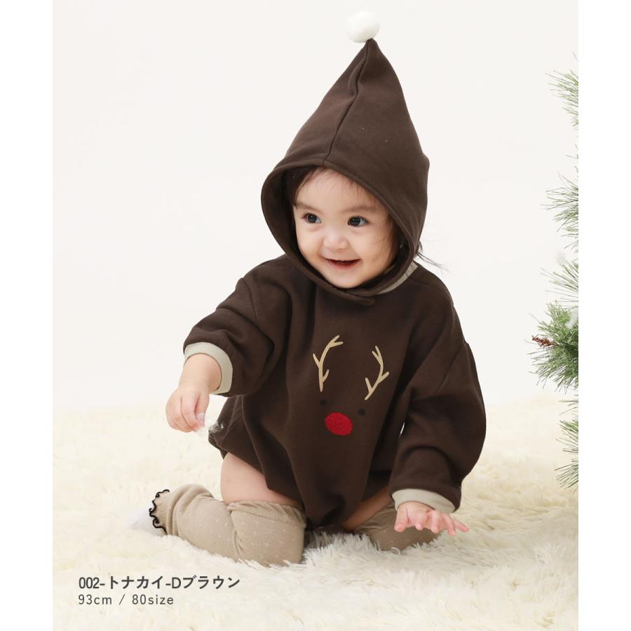 ロンパース 出産祝い クリスマス スウェットロンパース キッズ 子供服 男の子 女の子  デビロック devirock | devirock | 09