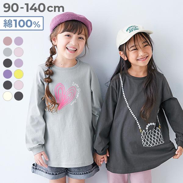 綿100% デビラボ プリントチュニックTシャツ 子供服 キッズ ベビー服 女の子 26SS