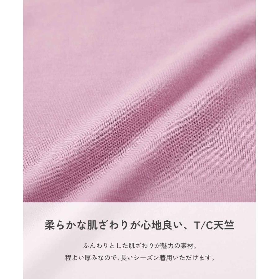 ロゴ プリント 長袖ワンピース ワンピース ふわっと裾ティアード プリント 長袖ワンピース キッズ 子供服 女の子  デビロック devirock | devirock | 05