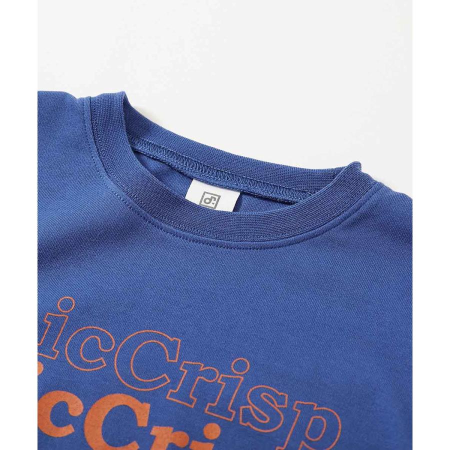 ロゴ プリント 長袖ワンピース ワンピース ふわっと裾ティアード プリント 長袖ワンピース キッズ 子供服 女の子  デビロック devirock | devirock | 10