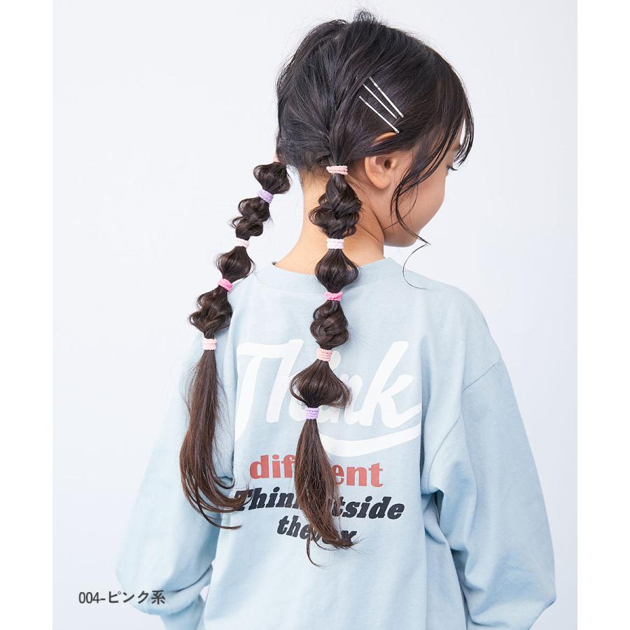 ヘアバンド ぎざぎざ ヘアゴムセット(約100本入り) キッズ 子供服 女の子  デビロック devirock | devirock | 13