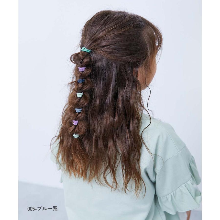 ヘアバンド ぎざぎざ ヘアゴムセット(約100本入り) キッズ 子供服 女の子  デビロック devirock | devirock | 14