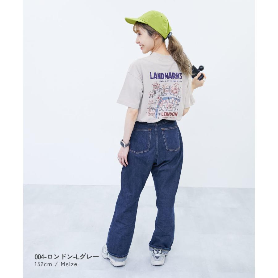 綿100％ コットン プリントＴ オーバーサイズ Tシャツ トップス 【旅するデビロック】大人 プリント半袖Tシャツ キッズ 子供服 男の子  デビロック devirock | devirock | 16