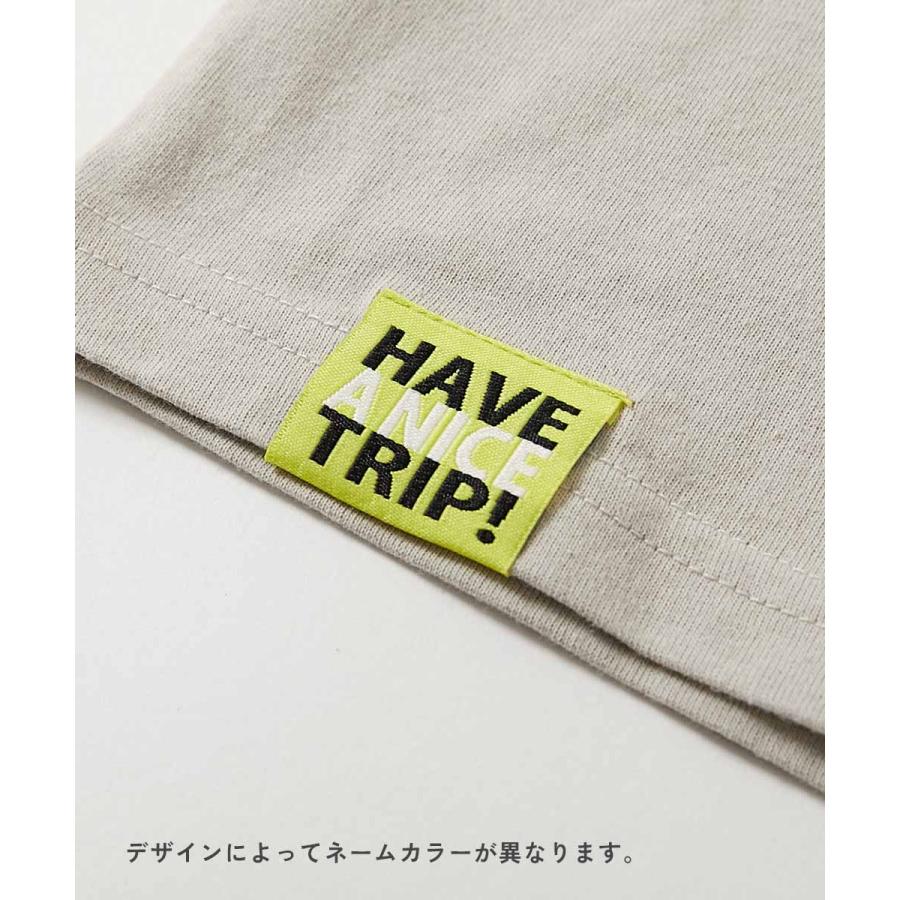 綿100％ コットン プリントＴ オーバーサイズ Tシャツ トップス 【旅するデビロック】大人 プリント半袖Tシャツ キッズ 子供服 男の子  デビロック devirock | devirock | 22