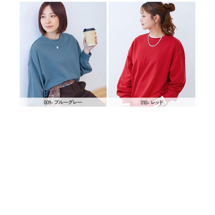リンクコーデ 親子コーデ お揃い 綿100% コットン 無地 トレーナー トップス カラフルスウェット 綿100%裏毛 無地 大人トレーナー 子供服 デビロック devirock | devirock | 13