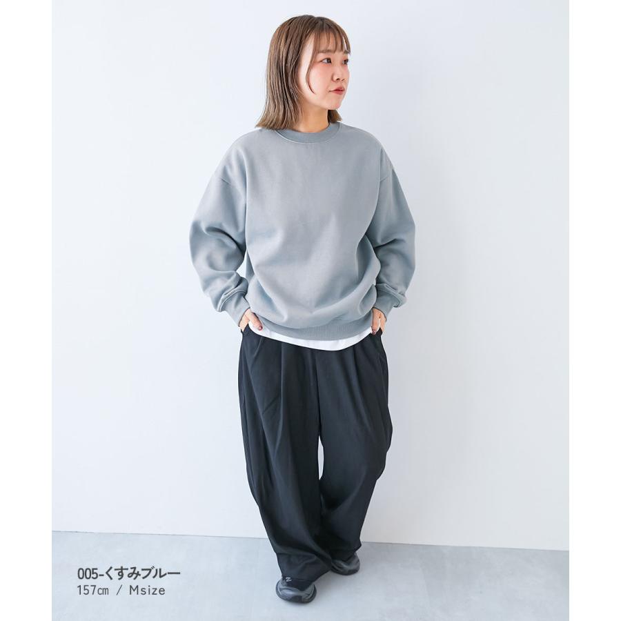 リンクコーデ おそろい トレーナー トップス カラフルスウェット ふっくら裏起毛 無地 大人トレーナー キッズ 子供服 男の子 女の子  デビロック devirock | devirock | 22