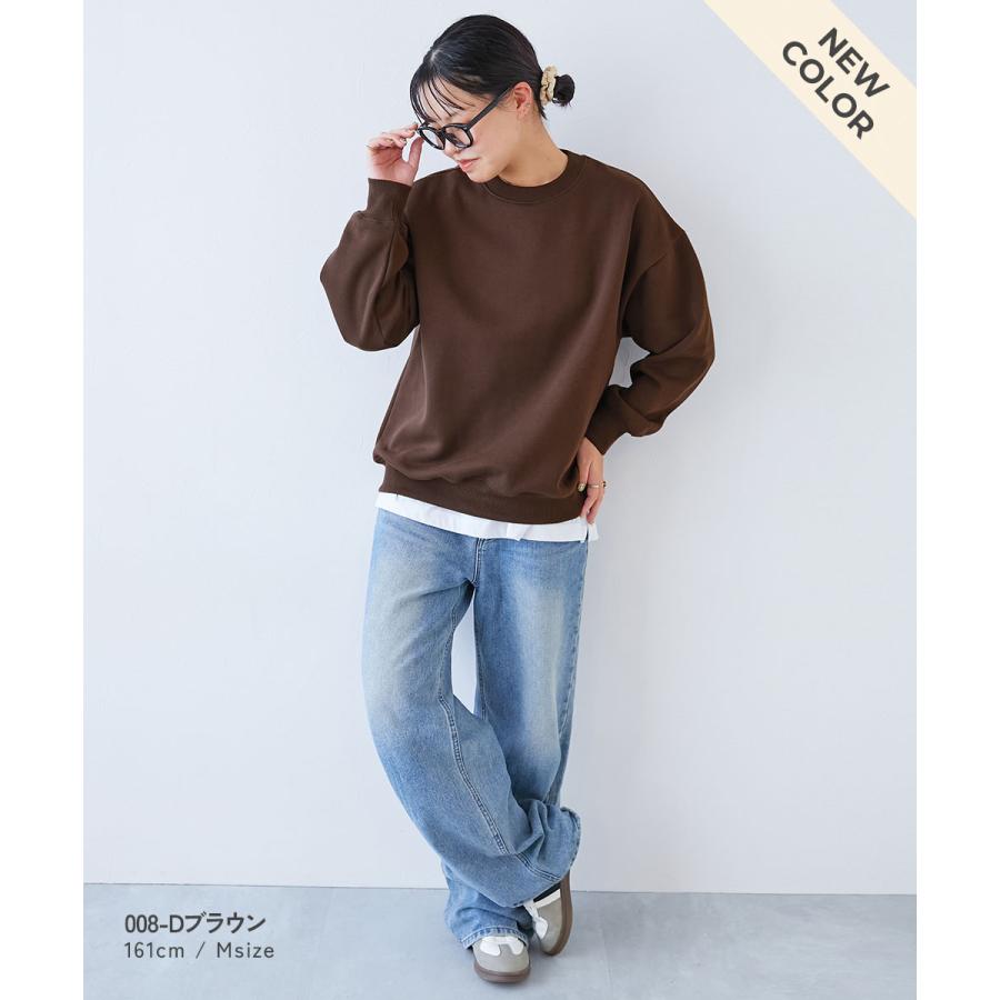 リンクコーデ おそろい トレーナー トップス カラフルスウェット ふっくら裏起毛 無地 大人トレーナー キッズ 子供服 男の子 女の子  デビロック devirock | devirock | 25