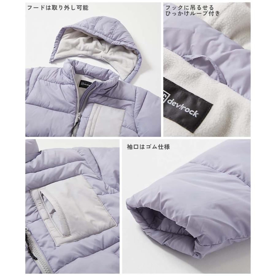 洗える ファイバーダウン フードが取り外せる あったか防風 ジャケット | devirock | 21