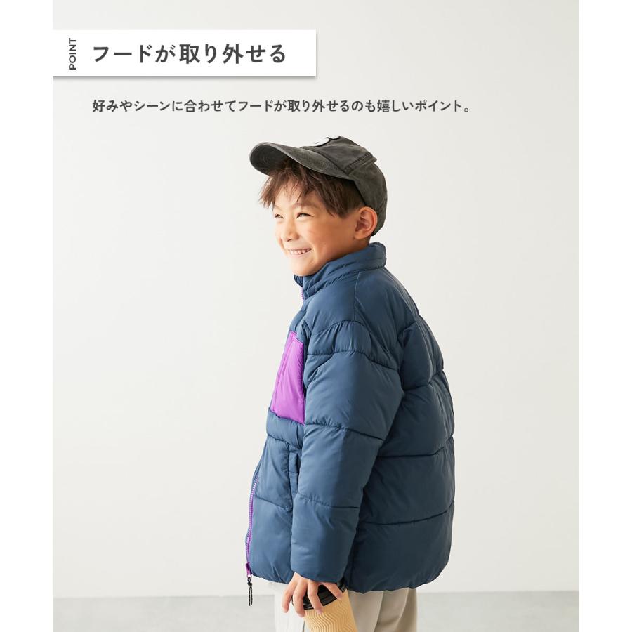 洗える ファイバーダウン フードが取り外せる あったか防風 ジャケット | devirock | 14