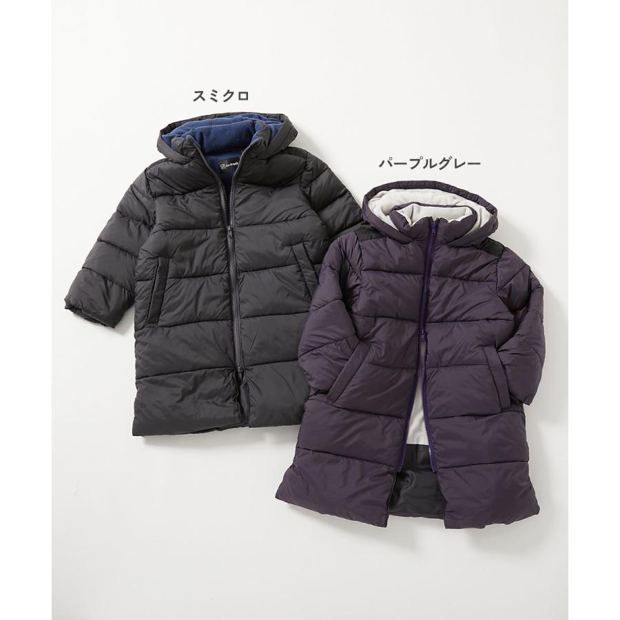 ダウンジャケット コート アウター ジャケット 洗える ファイバーダウン あったか防風 ロングコート キッズ 子供服 男の子 女の子  デビロック devirock | devirock | 03