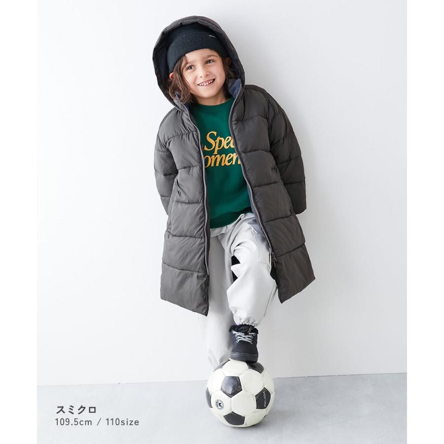 ダウンジャケット コート アウター ジャケット 洗える ファイバーダウン あったか防風 ロングコート キッズ 子供服 男の子 女の子  デビロック devirock | devirock | 11
