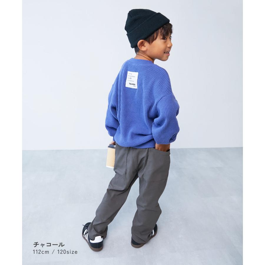 ロングパンツ 長ズボン ボトムス よくばりストレッチ ツイル ダッドポケットパンツ キッズ 子供服 男の子 女の子  デビロック devirock | devirock | 11