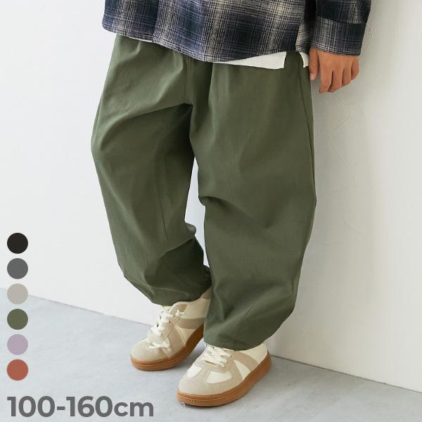 チノパンツ ロングパンツ 長ズボン ボトムス よくばりストレッチ ツイル ルーズタックパンツ キッズ 子供服 男の子 女の子  デビロック devirock | devirock