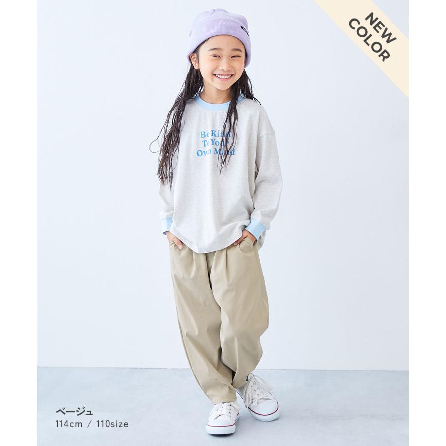 ウエストゴム チノパンツ ロングパンツ 長ズボン ボトムス よくばりストレッチ ツイル ルーズタックパンツ キッズ 子供服 男の子 女の子  デビロック devirock | devirock | 18