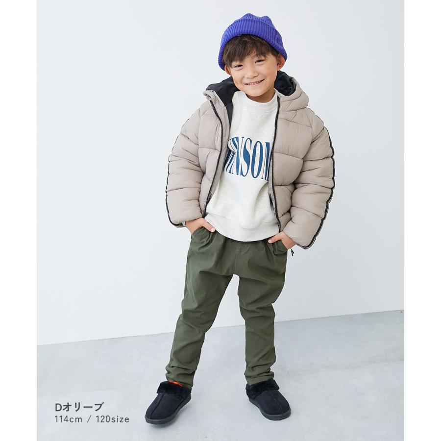ロングパンツ 長ズボン ボトムス よくばりストレッチ 裏起毛タックパンツ キッズ 子供服 男の子 女の子  デビロック devirock | devirock | 10