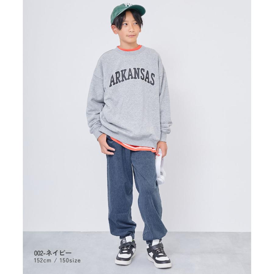 devirock（デビロック） ロングパンツ 長ズボン ボトムス デニム風 裏