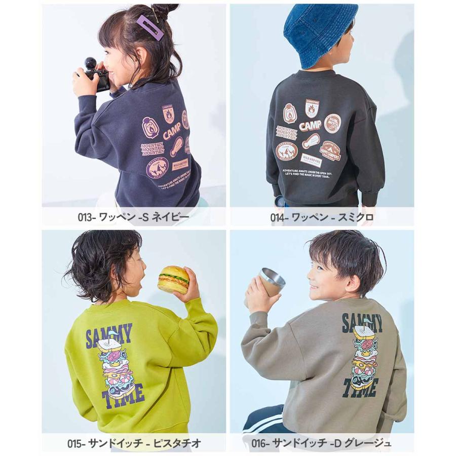 リンクコーデ 親子コーデ お揃い オーバーサイズ デビラボ プリント 裏起毛 BIGシルエットトレーナー キッズ 子供服 男の子 女の子 デビロック devirock | devirock | 24
