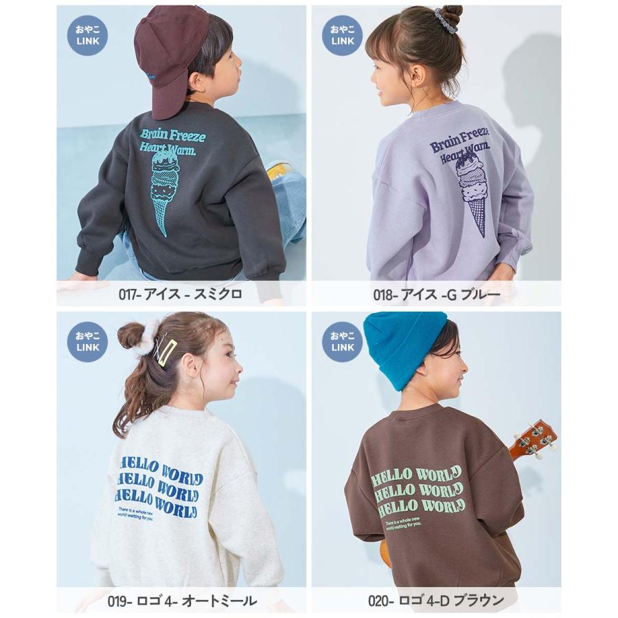 リンクコーデ 親子コーデ お揃い オーバーサイズ デビラボ プリント 裏起毛 BIGシルエットトレーナー キッズ 子供服 男の子 女の子 デビロック devirock | devirock | 25