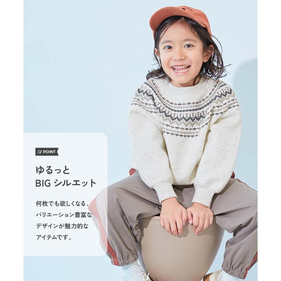 リンクコーデ 親子コーデ お揃い オーバーサイズ デビラボ プリント 裏起毛 BIGシルエットトレーナー キッズ 子供服 男の子 女の子 デビロック devirock | devirock | 28