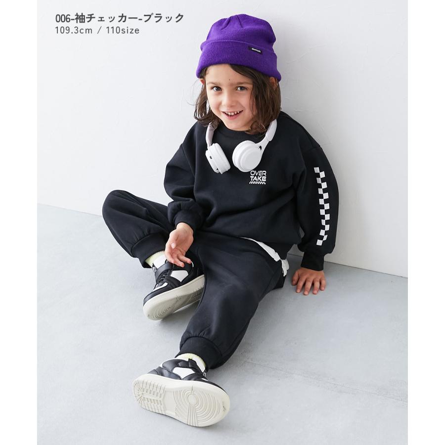 パジャマ 長袖パジャマ ルームウェア 長袖ルームウェア 【普段着でもルームウェアでも】ぽかぽか裏起毛 カレッジロゴ セットアップ   デビロック devirock | devirock | 22