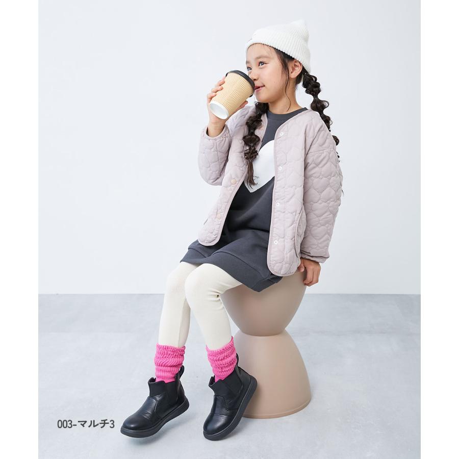 靴下 2足セット 履き口ゆったり あったか ネオンカラーリブソックス キッズ 子供服 男の子 女の子  デビロック devirock | devirock | 13