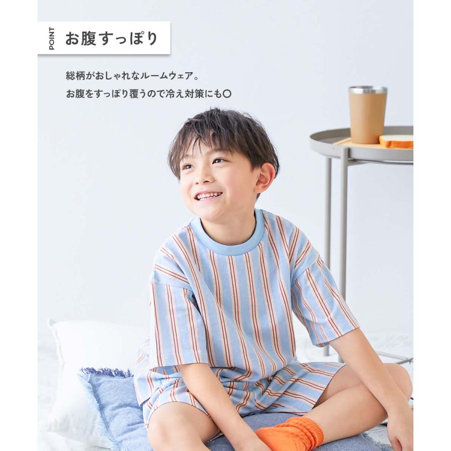 パジャマ 半袖パジャマ ルームウェア 半袖ルームウェア 綿100％ 総柄 半袖パジャマ キッズ 子供服 男の子 女の子  デビロック devirock | devirock | 06