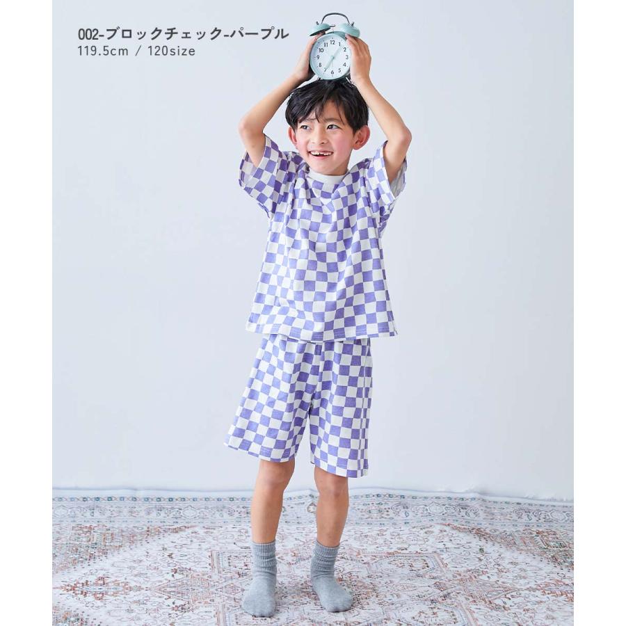 パジャマ 半袖パジャマ ルームウェア 半袖ルームウェア 綿100％ 総柄 半袖パジャマ キッズ 子供服 男の子 女の子  デビロック devirock | devirock | 09