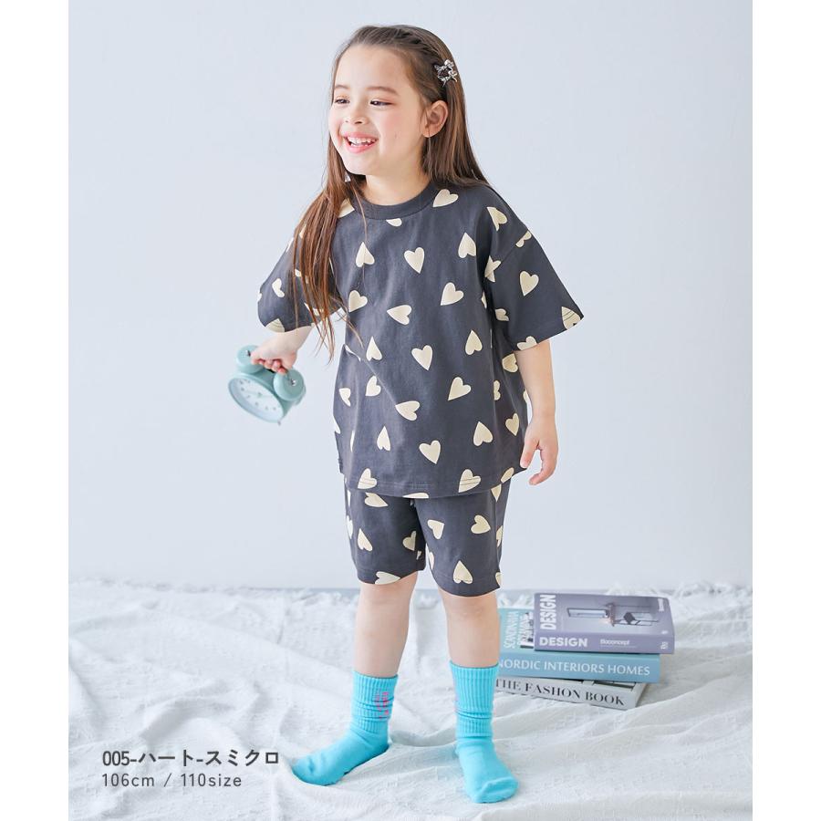 パジャマ 半袖パジャマ ルームウェア 半袖ルームウェア 綿100％ 総柄 半袖パジャマ キッズ 子供服 男の子 女の子  デビロック devirock | devirock | 12