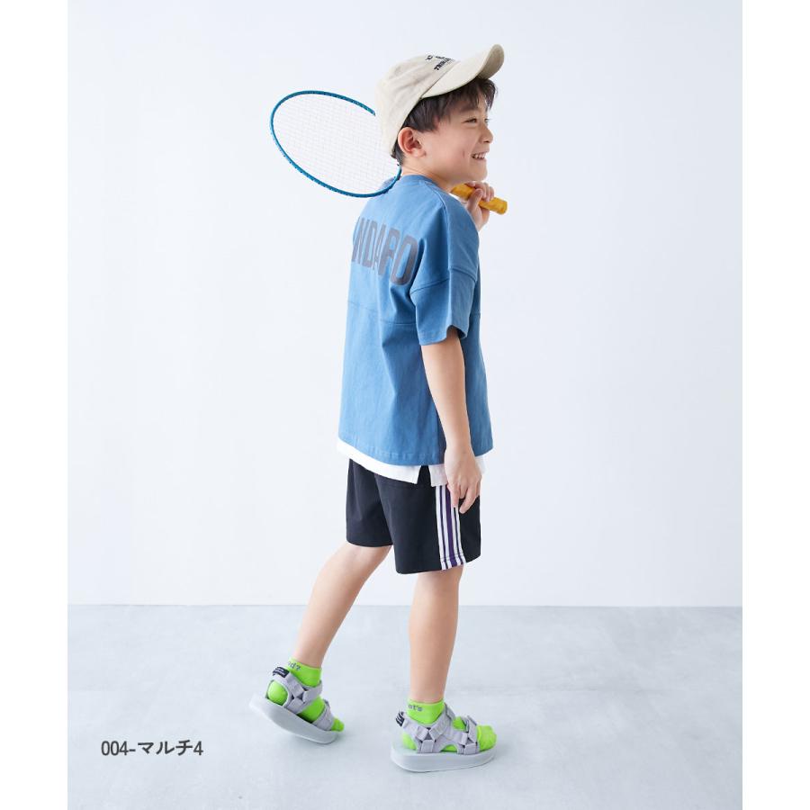 靴下 3足セット ネオンカラー メッシュ切り替え　スニーカー丈ソックス キッズ 子供服 男の子 女の子 デビロック devirock | devirock | 12