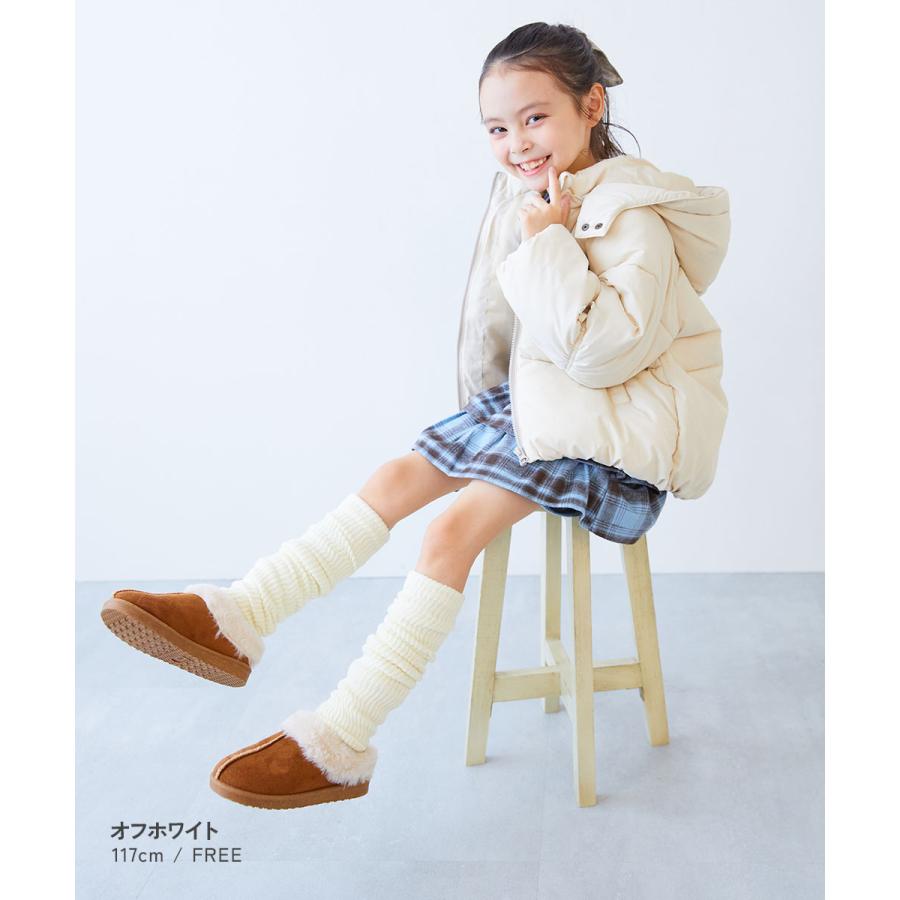 レッグウォーマー  2WAY 防寒 アームウォーマーにもなる ふんわりあったかレッグウォーマー キッズ 子供服 男の子 女の子  デビロック devirock | devirock | 06