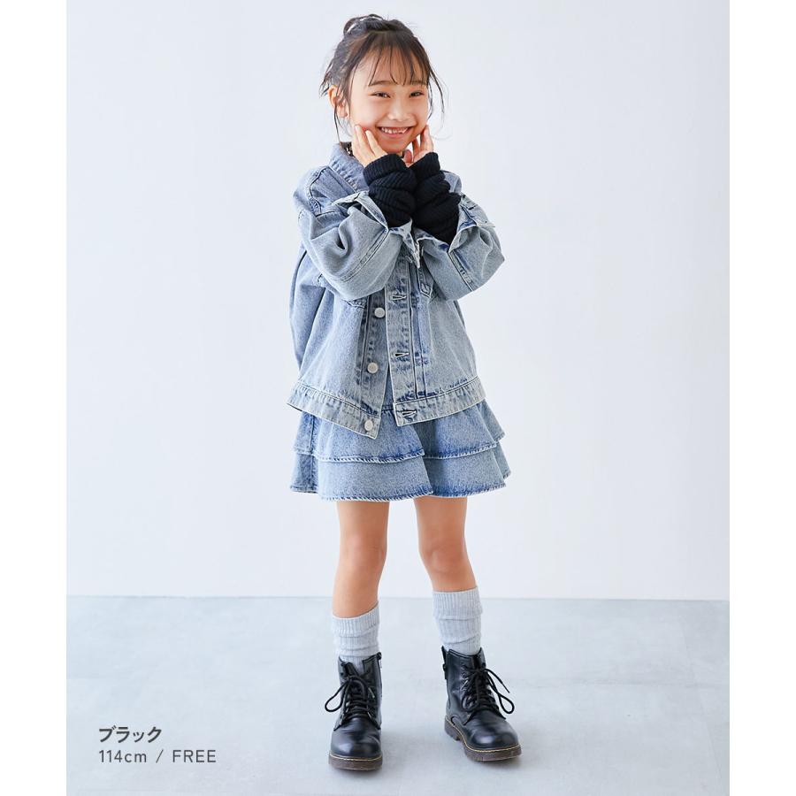レッグウォーマー  2WAY 防寒 アームウォーマーにもなる ふんわりあったかレッグウォーマー キッズ 子供服 男の子 女の子  デビロック devirock | devirock | 07