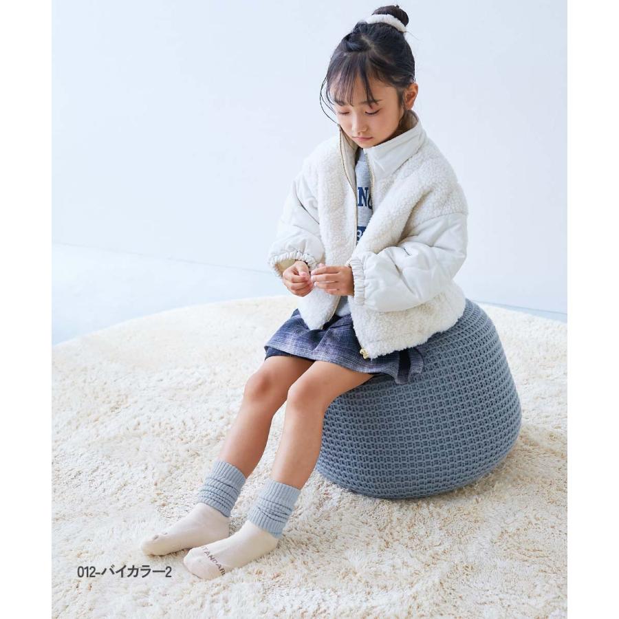 防寒 靴下 履き口ゆったり あったか カラフルリブソックス 2足セット キッズ 子供服 男の子 女の子  デビロック devirock | devirock | 19
