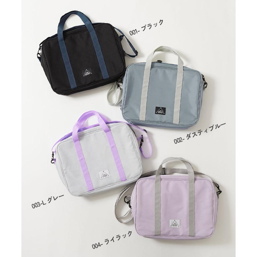 スクールバッグ トートバッグ 入園 入学 通園 通学 小学校 メッシュ切り替え バイカラー 書道バッグ(ショルダーストラップ付き) キッズ デビロック devirock | devirock | 05