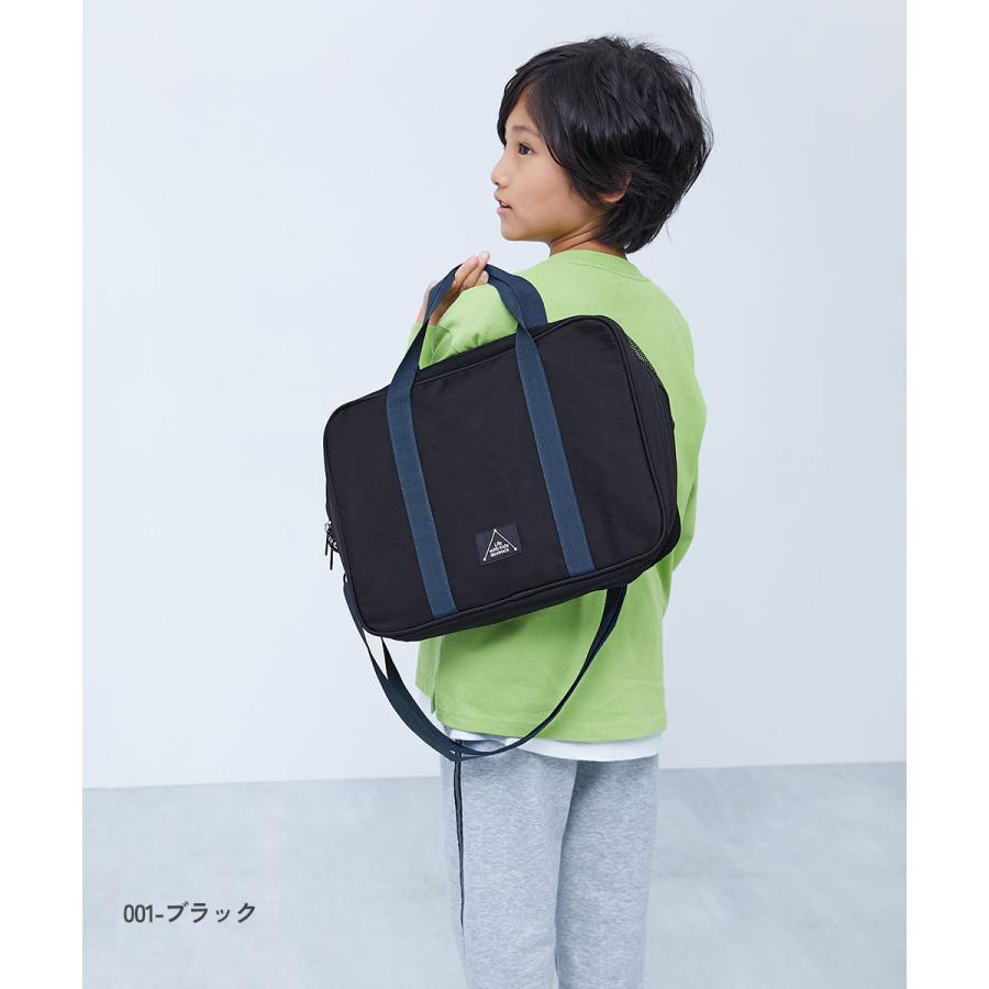 スクールバッグ トートバッグ 入園 入学 通園 通学 小学校 メッシュ切り替え バイカラー 書道バッグ(ショルダーストラップ付き) キッズ デビロック devirock | devirock | 10