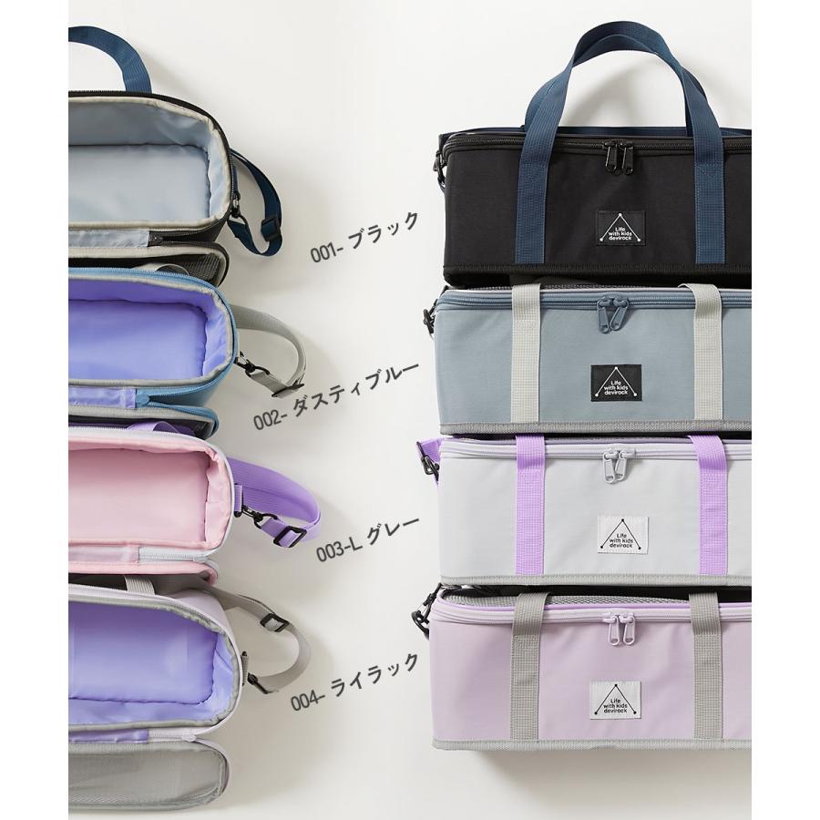 スクールバッグ トートバッグ 入園 入学 通園 通学 小学校 メッシュ切り替え バイカラー 絵の具バッグ(ショルダーストラップ付き) キッズ デビロック devirock | devirock | 05