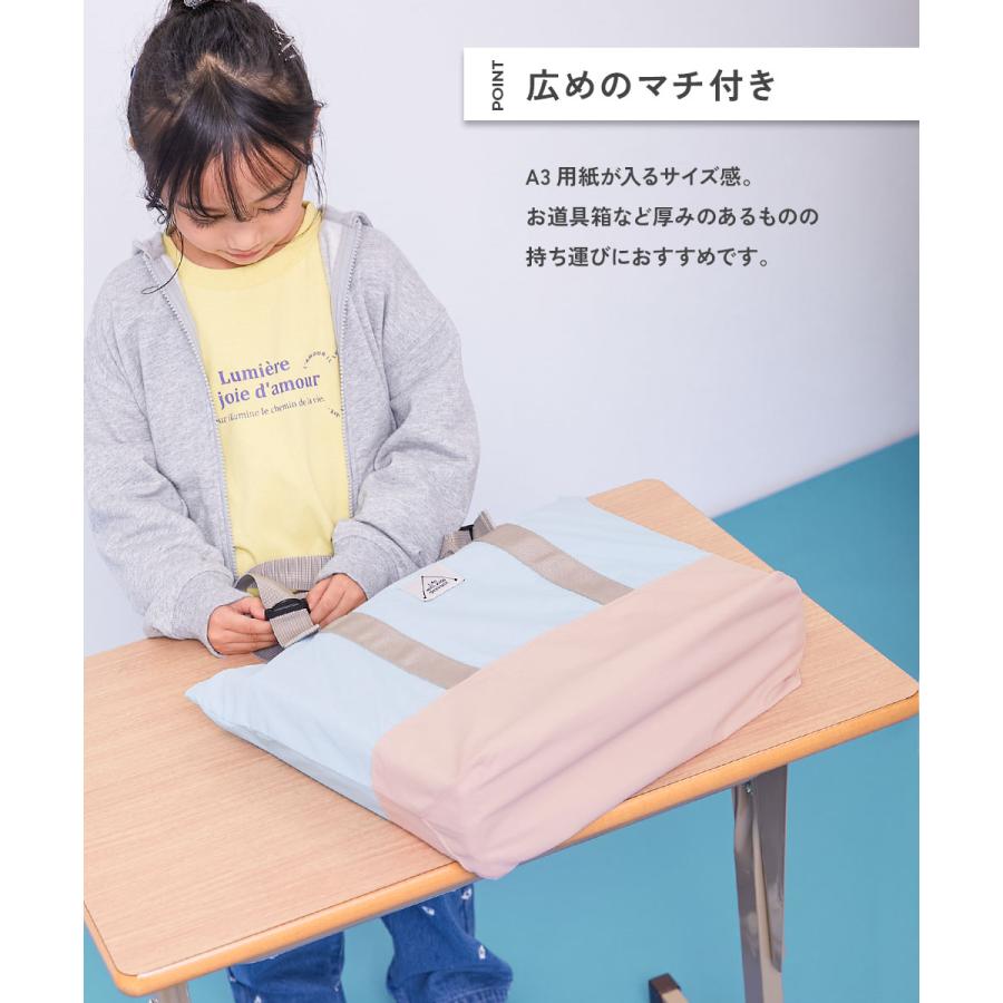 スクールバッグ トートバッグ 入園 入学 通園 通学 小学校 持ち手が調整できる バイカラー レッスンバッグ キッズ 子供服 男の子 女の子  デビロック devirock | devirock | 08