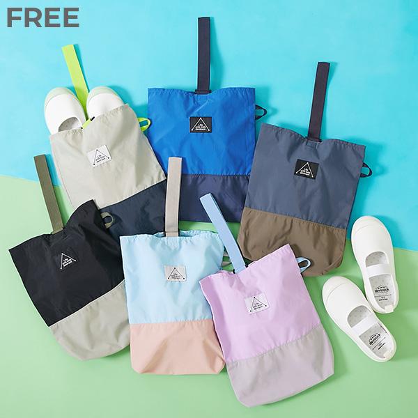 スクールバッグ シューズバッグ 入園 入学 通園 通学 小学校 ランドセルに引っかけやすい バイカラー シューズバッグ 男の子 女の子  デビロック devirock | devirock