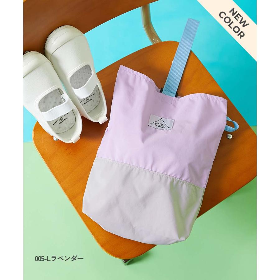 スクールバッグ シューズバッグ 入園 入学 通園 通学 小学校 ランドセルに引っかけやすい バイカラー シューズバッグ 男の子 女の子  デビロック devirock | devirock | 14
