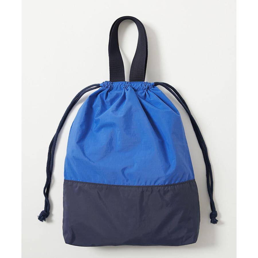 スクールバッグ 巾着 入園 入学 通園 通学 小学校 バイカラー 持ち手付き巾着 キッズ 子供服 男の子 女の子  デビロック devirock | devirock | 19