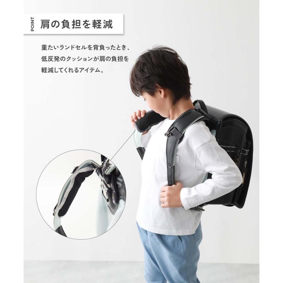 スクールバッグ ランドセル 入園 入学 通園 通学 小学校 肩にやさしい 洗濯機で洗える ふかふか ランドセル用 ショルダーパッド 男の子 女の子  devirock | devirock | 05