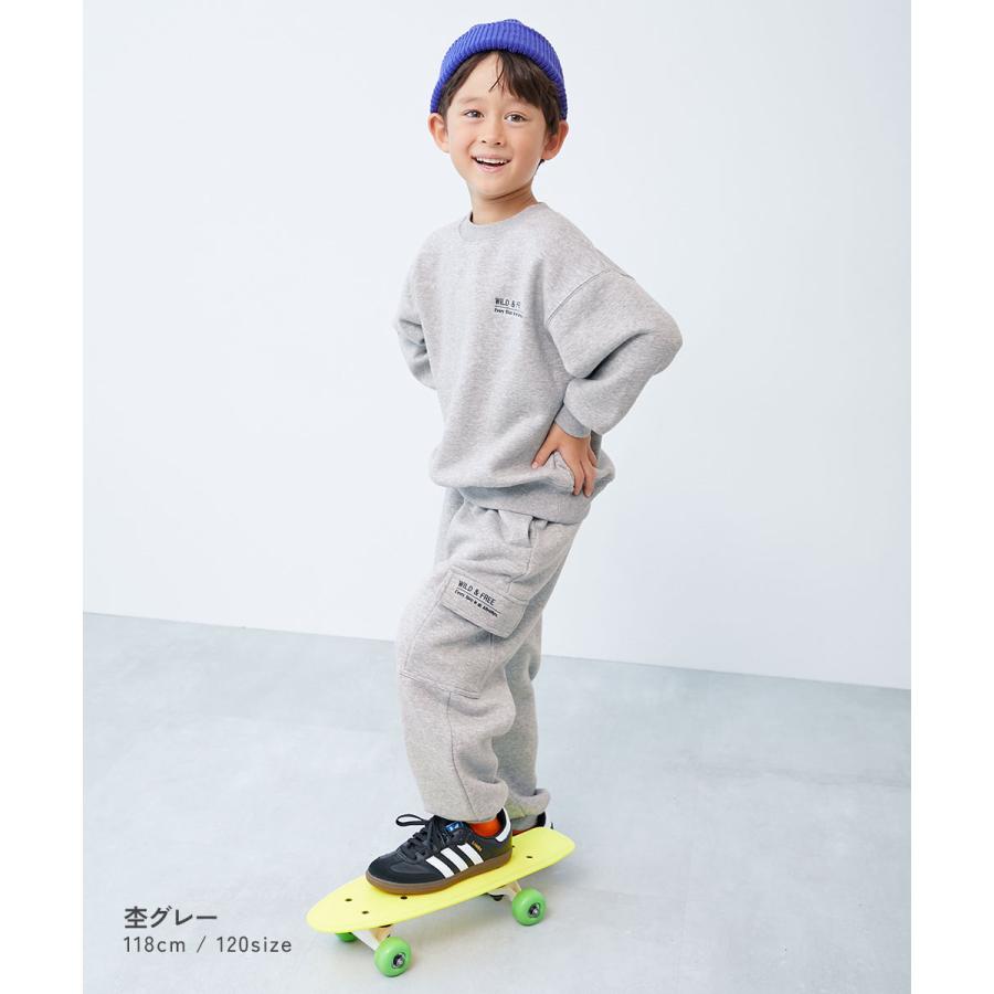 セットアップ オールインワン ストリート風 カーゴデザイン 裏起毛 セットアップ キッズ 子供服 男の子 女の子  デビロック devirock | devirock | 10