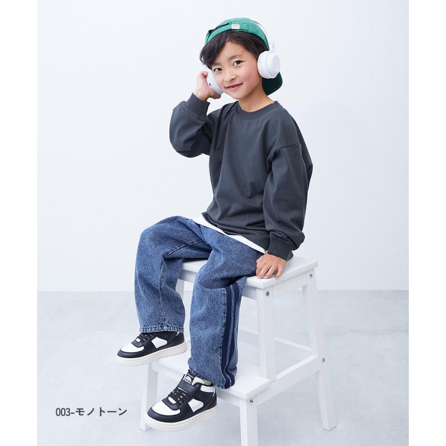 入園 入学 通園 通学 小学校 幼稚園 保育園 スクール 小学生 スニーカー シューズ 靴 クッションインソール付き 防滑 ミッドカットスニーカー 子供服 devirock | devirock | 13