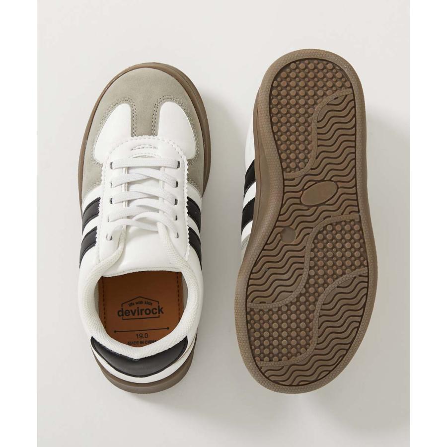 スニーカー シューズ 靴 フォーマル使いもできる ラインスニーカー キッズ 子供服 男の子 女の子  デビロック devirock | devirock | 15