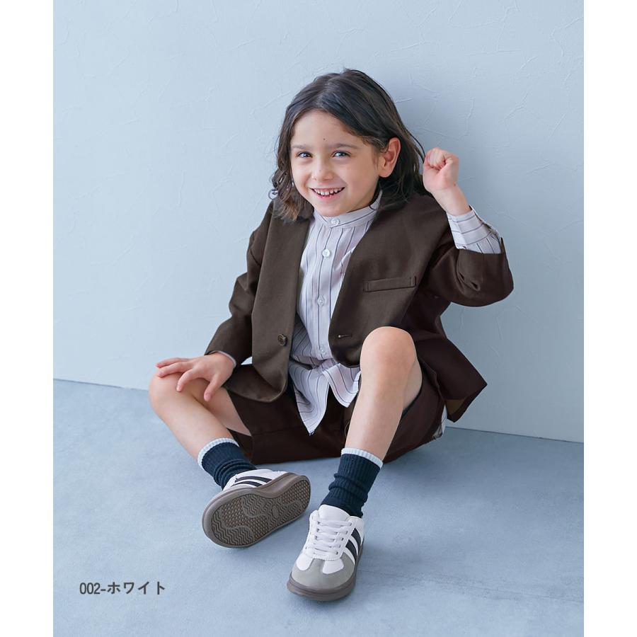 スニーカー シューズ 靴 フォーマル使いもできる ラインスニーカー キッズ 子供服 男の子 女の子  デビロック devirock | devirock | 08