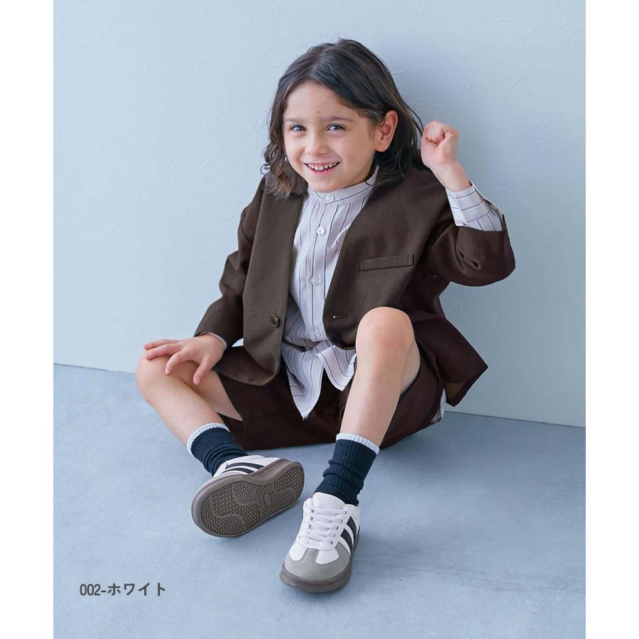 入園 入学 通園 通学 小学校 幼稚園 保育園 シューズ 靴 フォーマル使いもできる ラインスニーカー キッズ 子供服 男の子 女の子  デビロック devirock | devirock | 12