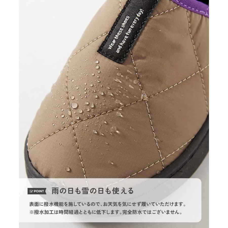 防寒 撥水 靴 かかとが踏める 2WAY 裏フリース あったか中綿モックシューズ(クッションインソール付き) キッズ 子供服 男の子 女の子  デビロック devirock | devirock | 08