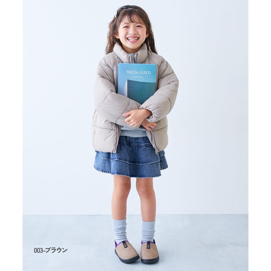 防寒 撥水 靴 かかとが踏める 2WAY 裏フリース あったか中綿モックシューズ(クッションインソール付き) キッズ 子供服 男の子 女の子  デビロック devirock | devirock | 11